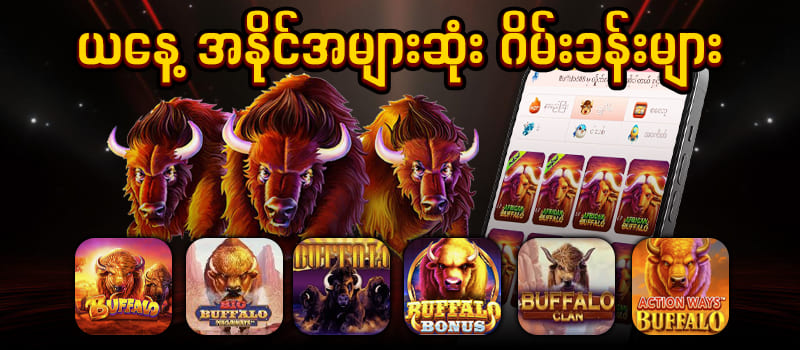 ကျွဲ စလော့ဂိမ်း ခန်းများ